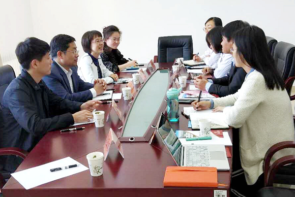 88858cc永利官网调研团与北京康复医院领导座谈